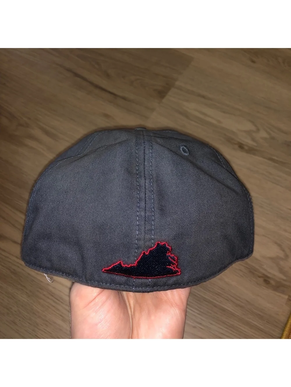 VINTAGE RICHMOND SPIDERS 47 BRAND FITTED BASEBALL HAT CAP DARK GRAY RED SIZE XL